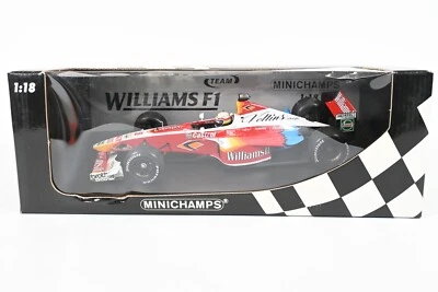 MINICHAMPS 1/18 Williams FW21 A. Zanardi 1999 F1 Diecast Car Display da colle... - Immagine 1 di 4