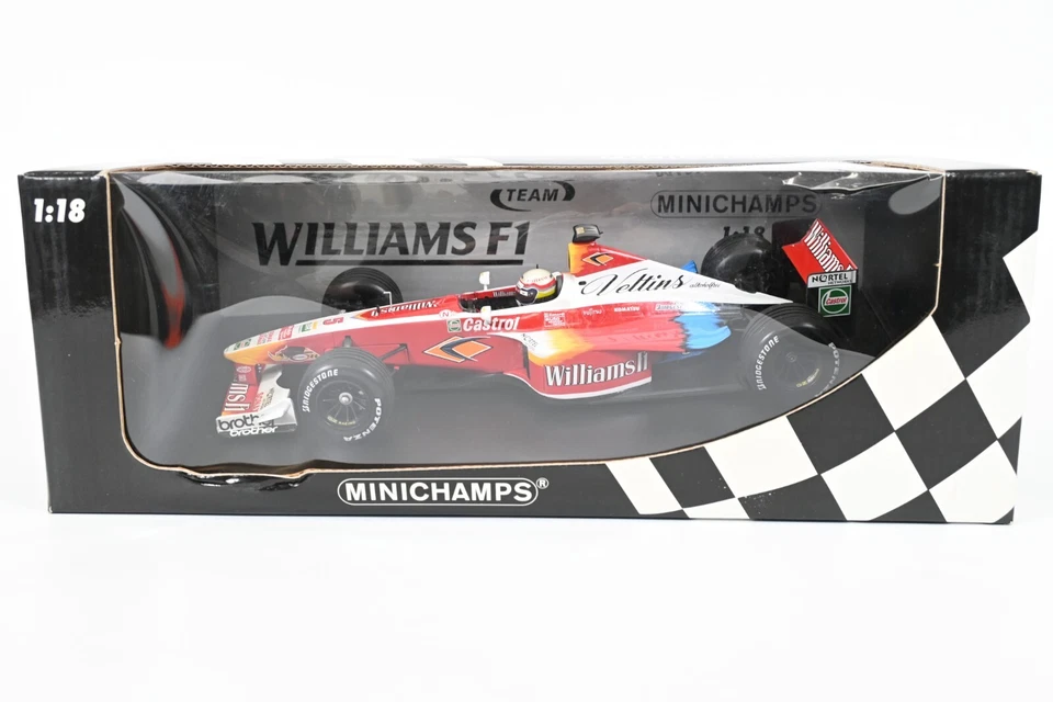 Minichamps 1/18 Williams FW21 Alex Zanardi 1999 F1 Diecast Model Car - Image 1 of 4