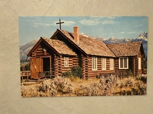 Chapel of the Transfiguration Vintage Postcard 1972 Moose Wyoming - Picture 1 of 2