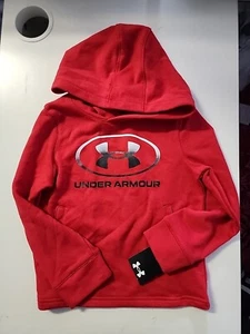 Under Armour Graphic Logo Little Boys Preschool Terry Hoodie Hooded Sweatshirt 5 - Picture 1 of 2