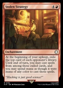 MTG STOLEN STRATEGY 192 FOIL EXC - STRATEGIA RUBATA - PIP - MAGIC - Picture 1 of 1