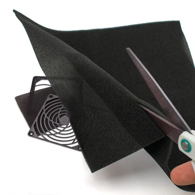 PC Computer Fan Dust Proof Filter Foam Sheet, 3mm Thick, 50cm x 50cm (2500cm²) - Image 1 of 4