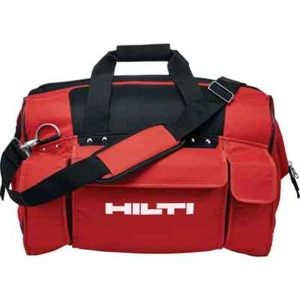 Hilti Tool Duffle Bag 14.2" Large Soft Red Bag w/Black Trim + Metallic Interior - Picture 1 of 6