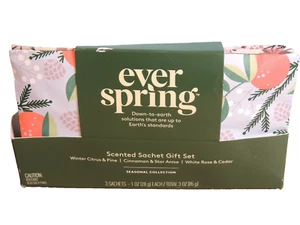 Ever Spring Scented Sachet Gift Set, 3 Sachets, Seasonal Collection - NEW - Picture 1 of 5