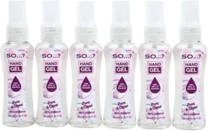 CLEANSING HAND GEL HAND GEL 50ML NEW X1 X12 X24 X48 PURE & CLEAN UK - Picture 1 of 3