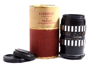 VINTAGE A.SCHACHT ULM TRAVENAR 135MM F3.5 R M42 MOUNT CAMERA LENS AND BOX (READ) - Picture 1 of 6