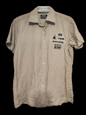 Gaastra Hombre Camisa Manga Corta Algodón Talla L/XL Foto 1 de 4