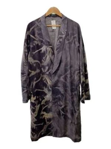 yohji yamamoto POUR HOMME SHAWL COLLAR HELL PRINT DRESS/1/Silk/GRY - Picture 1 of 6