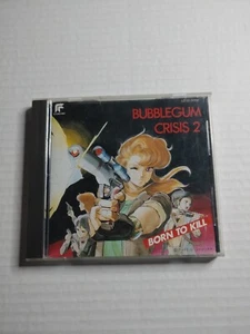 Bubblegum Crisis CD #2 ANIME SOUNDTRACK 2 BORN TO KILL 1991 - Picture 1 of 4