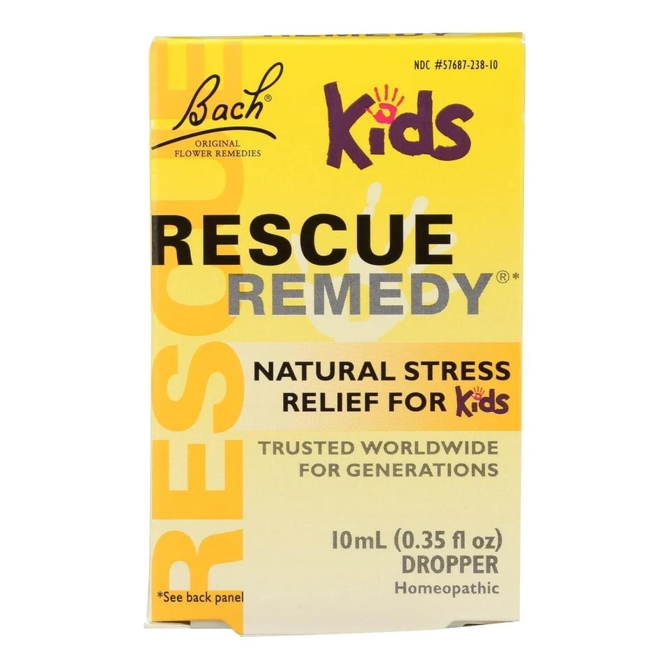 Cuentagotas Rescue Remedy® para niños, alivio natural del estrés, 0,35 fl oz (10 ml) Foto 1 de 1