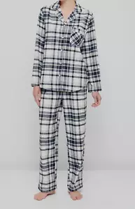 LADIES size L / 14 Multi check Flannelette pyjamas pjs TARGET large NEW 5581 - Picture 1 of 6