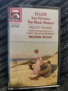Elgar - Sea Pictures/The Music Makers - Felicity Palmer/Richard Hickox Cassette - Picture 1 of 2