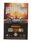 Videogioco per PC Mass Destruction Playstation serie Saturn - 1997 stampa vintage annuncio