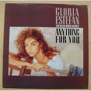 GLORIA ESTEFAN ANYTHING FOR YOU LP 1988 WITH INSERT UK - Picture 1 of 2