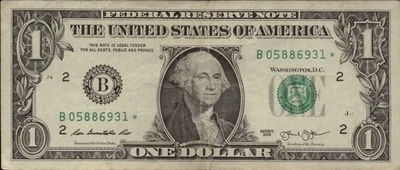 ПЛАН N 2013 $1 B/* примечание с подтвержденным соответствием серийный номер B055886931 * DC - Изображение 1 из 2