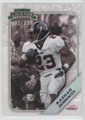 2009 Press Pass Legends Silver Holofoil /299 Rashad Jennings #21 Rookie RC - Image 1 of 2