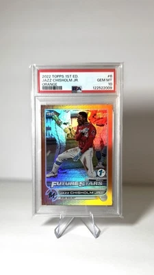 2022 Topps 1st Edition Jazz Chisholm Jr /75 Graded - Image 1 of 2