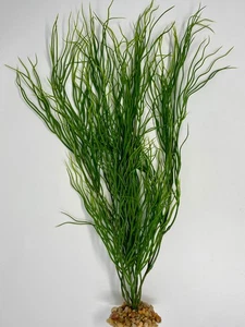 18 in. EXTRA THICK 4-stem Curly SEA GRASS WILLOW Soft flowing Plastic Wireless P - Picture 1 of 4