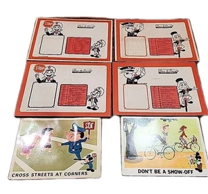 Vintage 1966 Walt Disney Study Prints General Road Safety Set No 101 102 - Imagen 1 de 23