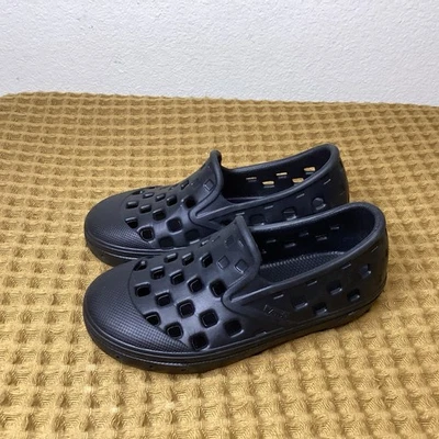 Zapatos sin cordones Vans para niños pequeños unisex niños pequeños talla 9 negros Foto 1 de 4