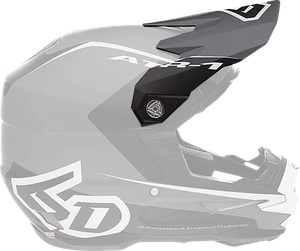 6D HELMETS ATR-1 Visor - Fits Stealth - White 72-3732 - Bild 1 von 1