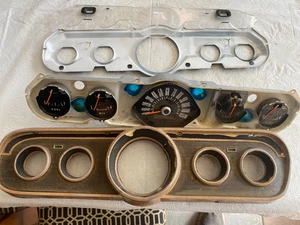 1965 1966  Mustang Instrument Cluster Working Gauges Cosmetic Flaws - Picture 1 of 5
