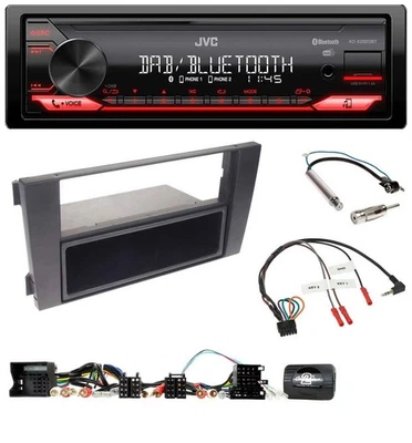 JVC Bluetooth USB DAB Lenkrad Autoradio für Audi A6 (2001-2004) - Bild 1 von 4