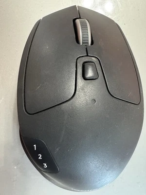 Logitech - M720 Triathlon Wireless Optical Mouse - Wireless - Black - Image 1 of 4