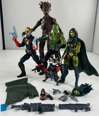 JUEGO DE 5 FIGURAS DE GUARDIANES DE LA GALAXIA LEYENDAS DE MARVEL ENTRETENIMIENTO TIERRA EXCL Foto 1 de 4