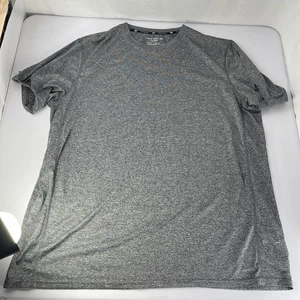 TEK GEAR Dry Tek graues kurzärmliges Herrenhemd Größe 3XLT - Bild 1 von 8