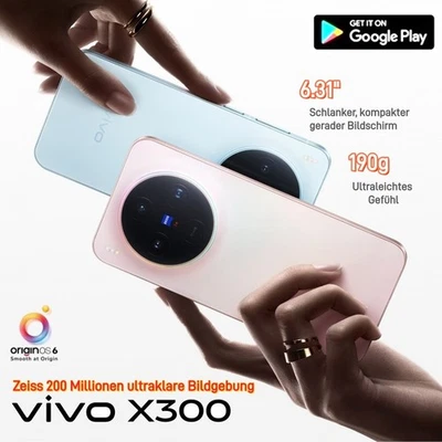 Vivo X300 5G Smartphone 6,31 Zoll Dimensity 9500 NFC 200 MP Dreifachkamera