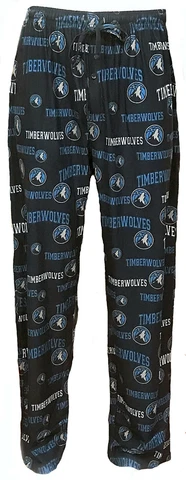 Minnesota Timberwolves Mens Blue Fairway Pajama Pants Cover