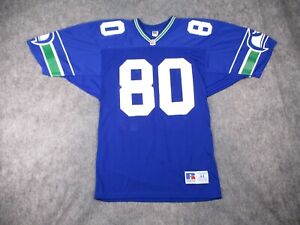Vintage Seattle Seahawks Jersey Mens 44 NFL Russell Athletic Steve Largent #80