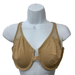 Women's 65124 Body Racerback Underwire Bra Size 38D Seamless Unlined Front Close - Picture 1 of 5
