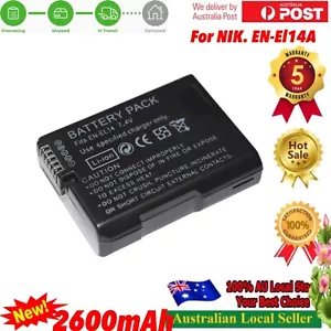FS EN-EL14a EN-EL14 2600mAh Battery for Nikon D3400 D3300 D3200 D3100 Df - Picture 1 of 4