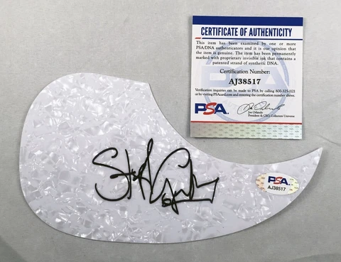 Stewart Copeland Signed Acoustic Pickguard PSA/DNA The Police COA Cover
