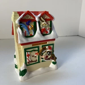 Looney Tunes Christmas House Russell Stover Candy~Coin Bank~1997~Excellent Condi - Picture 1 of 18