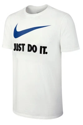 Nike Men's Active Wear Just Do It Swoosh Graphic Athletic Workout Gym T-Shirt - Image 1 of 4