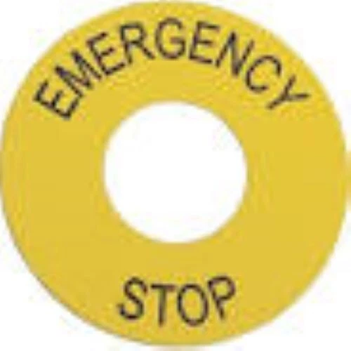 Schneider Electric Emergency Stop Legend 60mm ZB2BY9330C - image 1 of 1