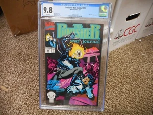 Punisher War Journal 29 cgc 9.8 vs Ghost Rider cover WHITE pgs Marvel 1991 NM M - Picture 1 of 3