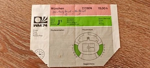 Ticket 1974 Netherlands vs. West Germany World Cup 1974 Final 247 - Picture 1 of 2
