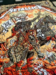 Metallica Frauenfeld Switzerland Juan Ma Orozco Artist Edition Art Poster Print - Picture 1 of 1