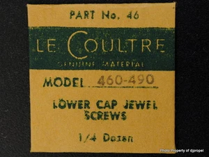 Jaeger LeCoultre Lower Balance Cap Screw Cal. 460-490 Part # 46 (5330) - Picture 1 of 2