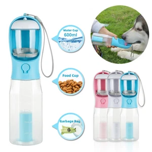 Multi 3-in-1 Tragbare Hund/Katze Wasser/Futter/Pop Tasche Spender Auslaufsicher!! Bequem - Bild 1 von 11