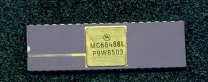 1 Pc New MC68488L Motorola NOS General Purpose Interface Adapter PIA Ceramic DIP - Picture 1 of 1