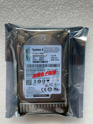 IBM/Lenovo 00NA271 00NA272 00NA275 1.8TB 10K 12G 2.5" SAS G3HS 512E HARD DRIVE - Image 1 of 4