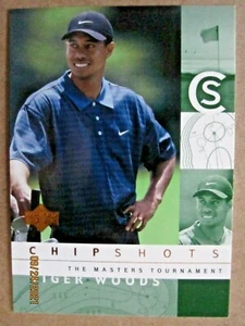 2002 PGA TOUR UPPER DECK TIGER WOODS CHIPSHOTS GOLF CARD #81 - Picture 1 of 6