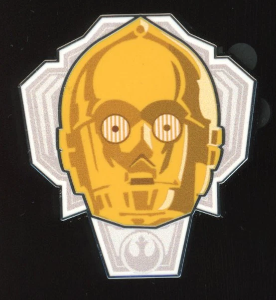 Disney Parks Star Wars Booster Lanyard Starter C3PO Droid Pin - Image 1 of 1