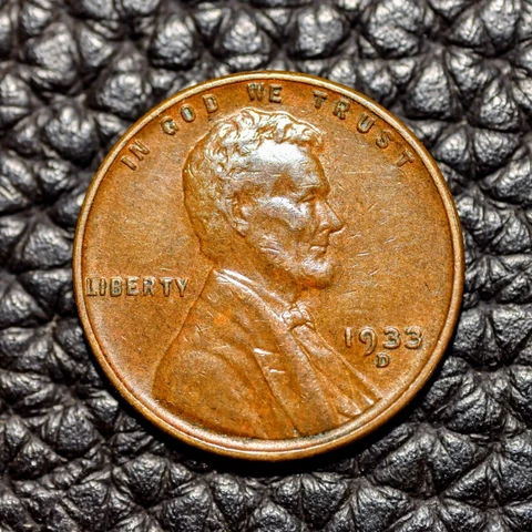1933 D LINCOLN CENT ~ AU Condition ~ THIS COIN SHIPS FREE! Cover