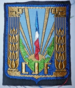 PARCHE BOLSILLO ORIGINAL WW2 FRANCÉS CJF "CHANTIER JEUNESSE FRANCAISE" ESTILO 1. - Imagen 1 de 6
